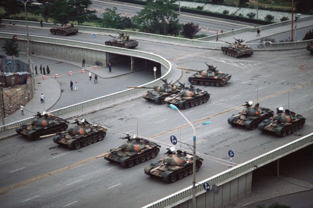Tiananmen Square tanks